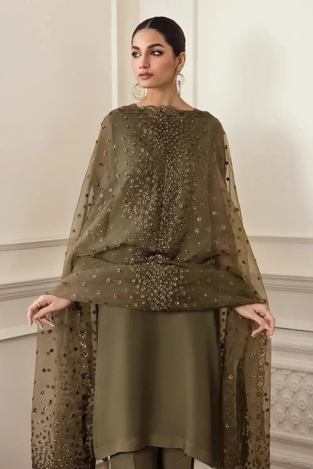 Baroque | Formals Collection | UF-295 - Pakistani Designer Dress - by Baroque | Type: Formal - 100% Original at Saira Sultan