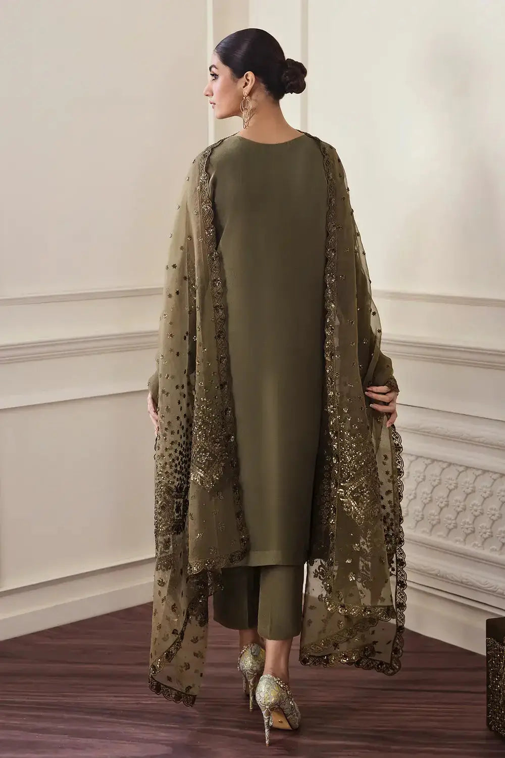 Baroque | Formals Collection | UF-295 - Pakistani Designer Dress - by Baroque | Type: Formal - 100% Original at Saira Sultan