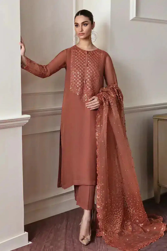 Baroque | Formals Collection | UF-296 - Pakistani Designer Dress - by Baroque | Type: Formal - 100% Original at Saira Sultan