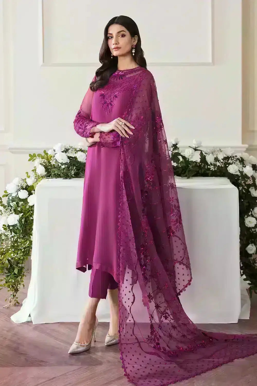 Baroque | Formals Collection | UF-291 - Pakistani Designer Dress - by Baroque | Type: Formal - 100% Original at Saira Sultan