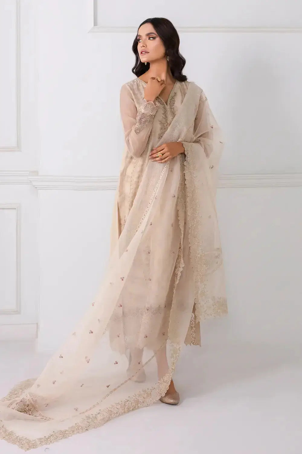 Baroque | Formals Collection | UF 282 - Pakistani Designer Dress - by Baroque | Type: Formal - 100% Original at Saira Sultan