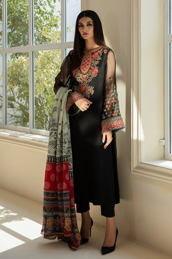 Baroque | Luxury Formals 24 | CHIFFON UF-388 - Pakistani Designer Dress - by Baroque | Type: Ladies Clothes - 100% Original at Saira Sultan