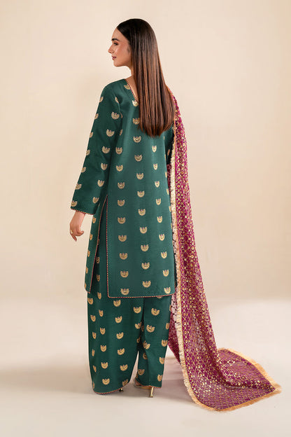 Baroque | Velvet Formals | SILK UF-614 S Bottle Green Silk