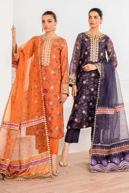 Baroque | Velvet Formals | COTTON NET UF-701 Custom Size Rust Cotton Net