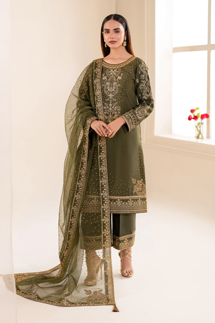 Baroque | Luxury Formals 24 | SILK UF-616 - Pakistani Designer Dress - by Baroque | Type: Ladies Clothes - 100% Original at Saira Sultan