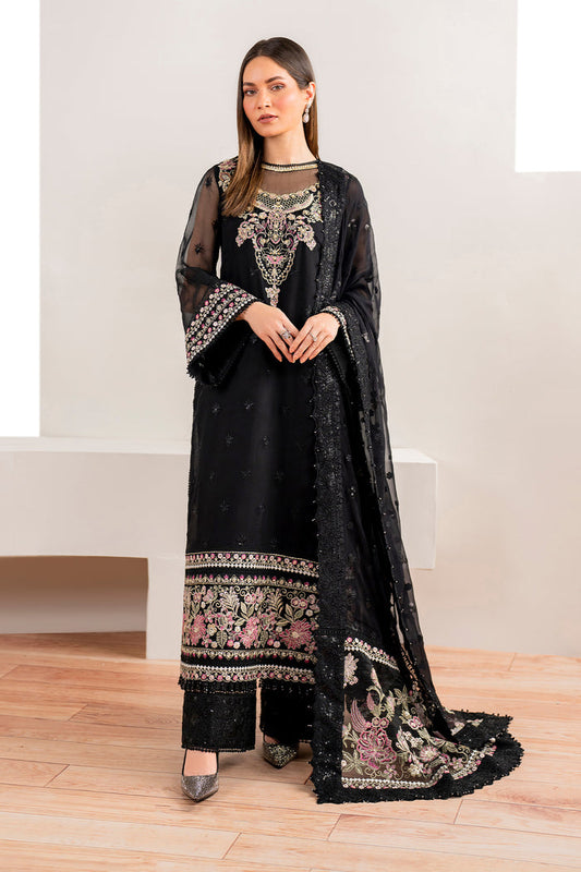 Baroque | Velvet Formals | CHIFFON UF-679 XS Black Chiffon