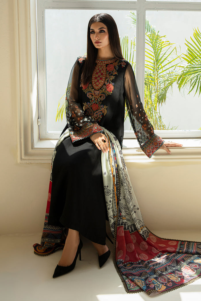 Baroque | Luxury Formals 24 | CHIFFON UF-388 - Pakistani Designer Dress - by Baroque | Type: Ladies Clothes - 100% Original at Saira Sultan