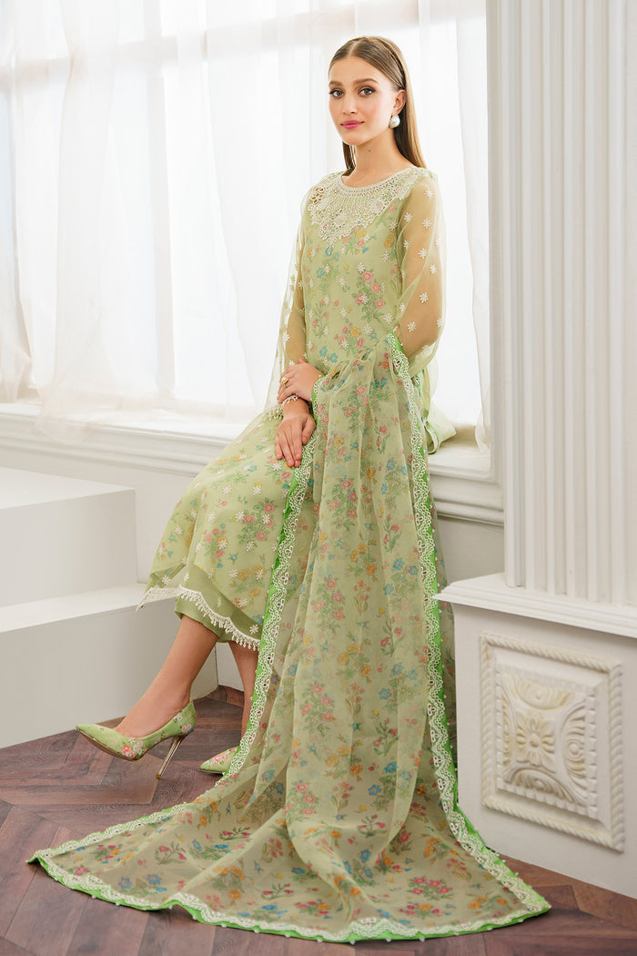 Baroque | Luxury Formals 24 | ORGANZA UF-521 - Pakistani Designer Dress - by Baroque | Type: Ladies Clothes - 100% Original at Saira Sultan