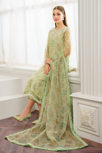 Baroque | Luxury Formals 24 | ORGANZA UF-521 - Pakistani Designer Dress - by Baroque | Type: Ladies Clothes - 100% Original at Saira Sultan