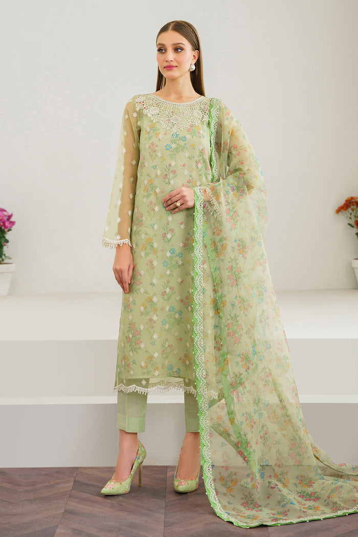 Baroque | Luxury Formals 24 | ORGANZA UF-521 - Pakistani Designer Dress - by Baroque | Type: Ladies Clothes - 100% Original at Saira Sultan