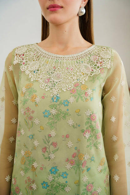Baroque | Luxury Formals 24 | ORGANZA UF-521 - Pakistani Designer Dress - by Baroque | Type: Ladies Clothes - 100% Original at Saira Sultan