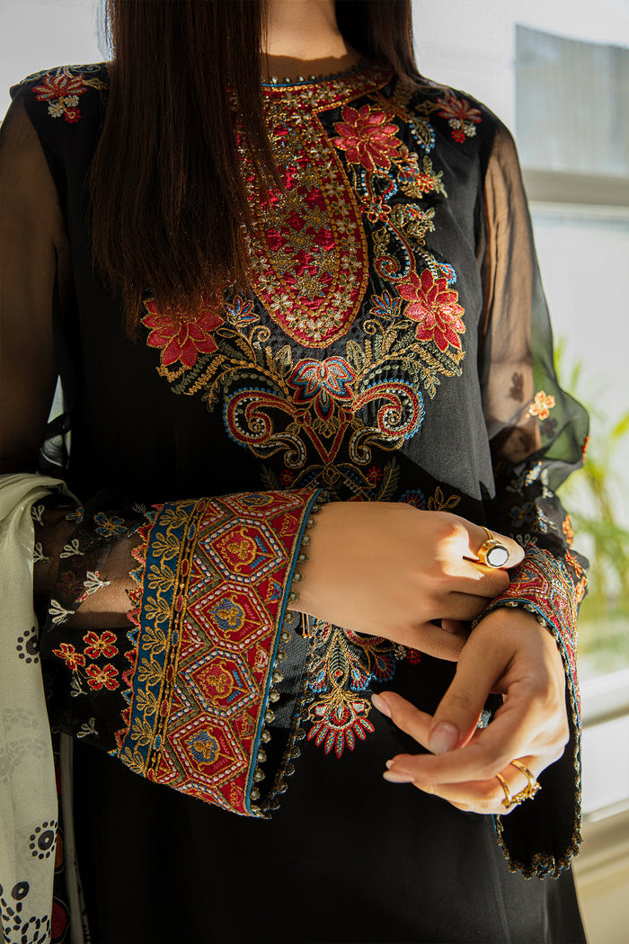Baroque | Luxury Formals 24 | CHIFFON UF-388 - Pakistani Designer Dress - by Baroque | Type: Ladies Clothes - 100% Original at Saira Sultan