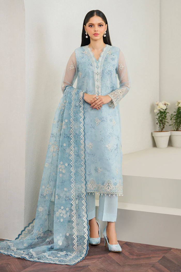 Baroque | Luxury Formals 24 | ORGANZA UF-522 - Pakistani Designer Dress - by Baroque | Type: Ladies Clothes - 100% Original at Saira Sultan