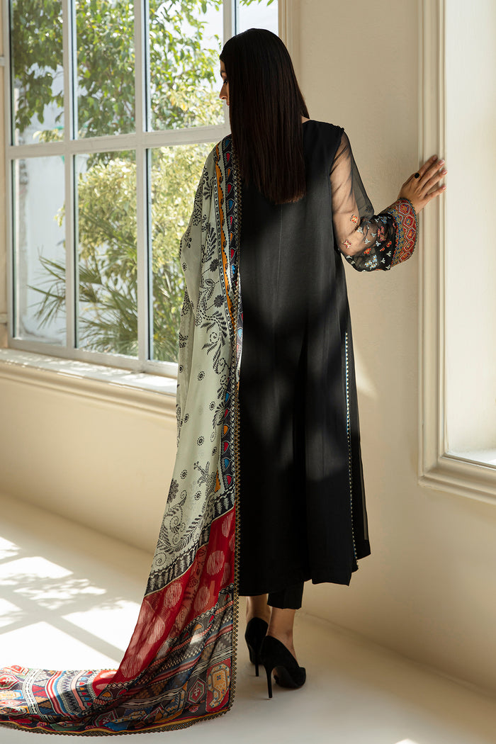 Baroque | Luxury Formals 24 | CHIFFON UF-388 - Pakistani Designer Dress - by Baroque | Type: Ladies Clothes - 100% Original at Saira Sultan