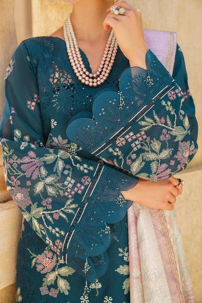 Baroque | Swiss Lawn 24 | SL12-D02 - Pakistani Designer Dress - by Baroque | Type: Luxury - 100% Original at Saira Sultan