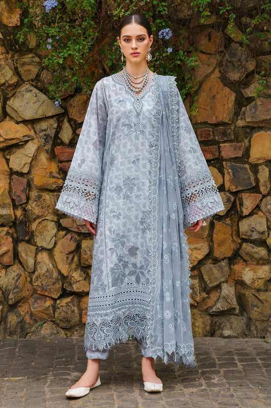 Baroque | Swiss Lawn 24 | SL12-D05 - Pakistani Designer Dress - by Baroque | Type: Luxury - 100% Original at Saira Sultan