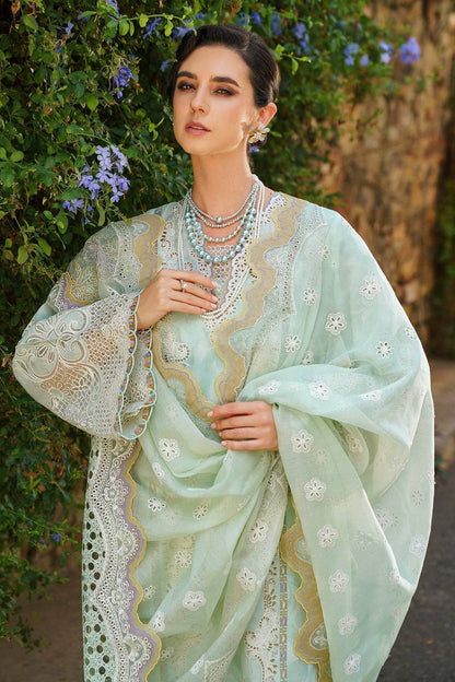 Baroque | Swiss Lawn 24 | SL12-D07 - Pakistani Designer Dress - by Baroque | Type: Luxury - 100% Original at Saira Sultan