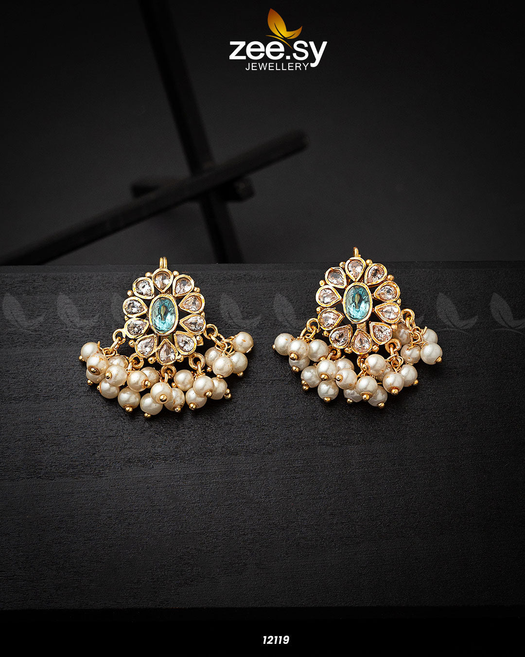 Beads Studs Earrings Feroza