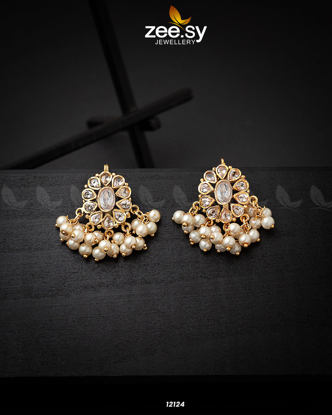 Beads Studs Earrings Pearl