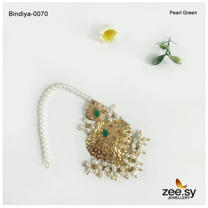 Bindiya-0070 Pearl Green