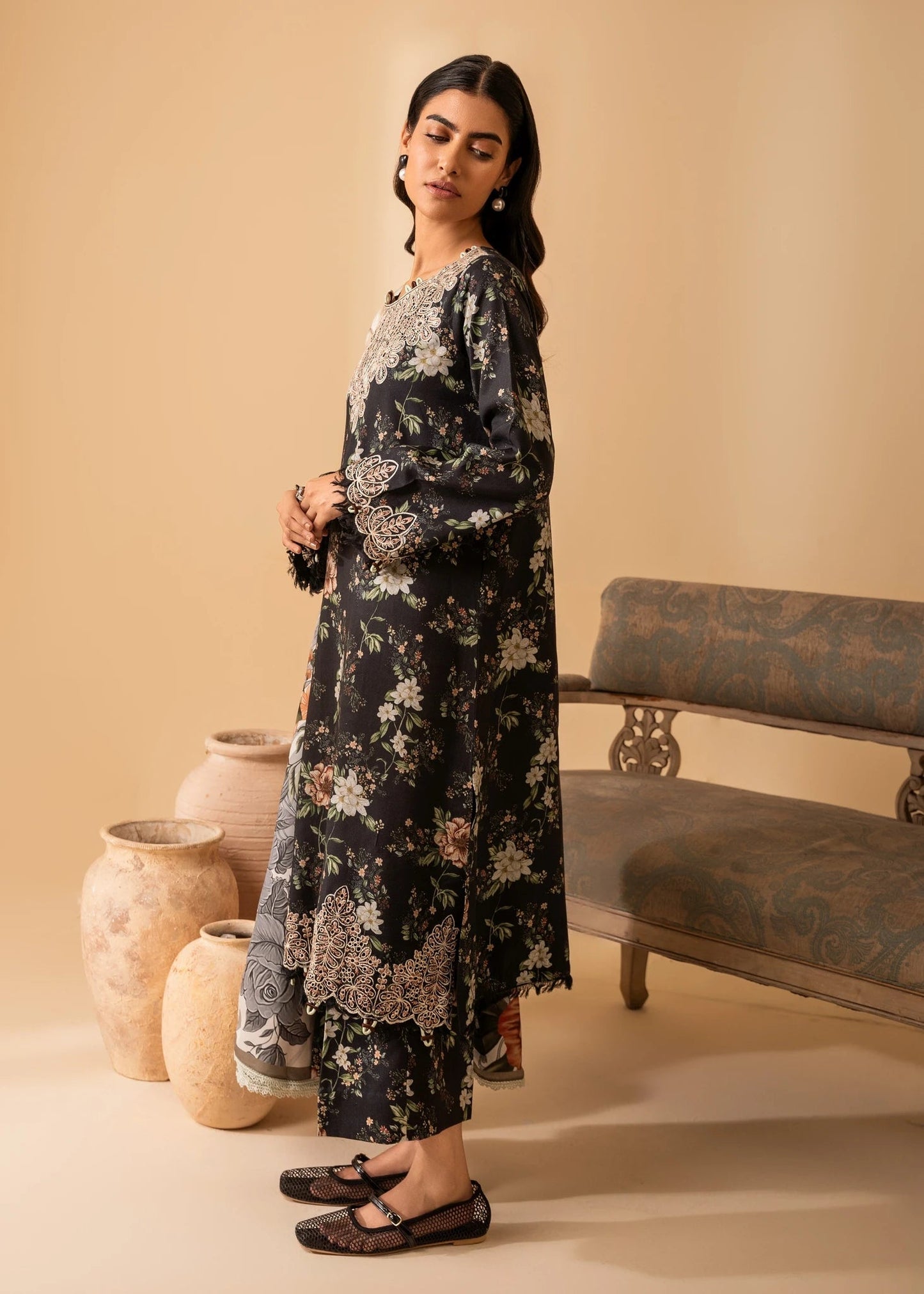 Nureh | Shades of Winter | ELARA (AZ-01) - Pakistani Designer Dress - by Nureh | Type: Ladies Clothes - 100% Original at Saira Sultan