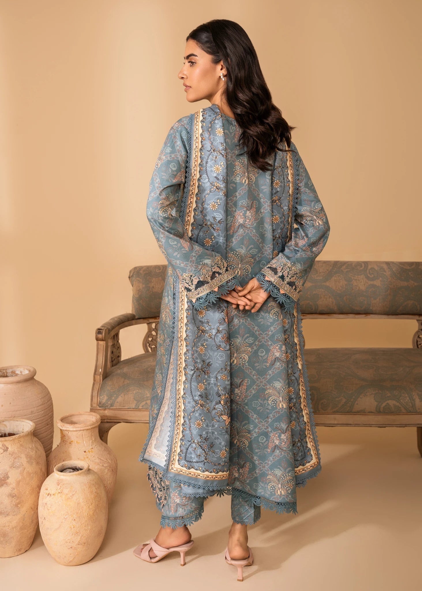 Nureh | Shades of Winter | SERENA (AZ-05) - Pakistani Designer Dress - by Nureh | Type: Ladies Clothes - 100% Original at Saira Sultan