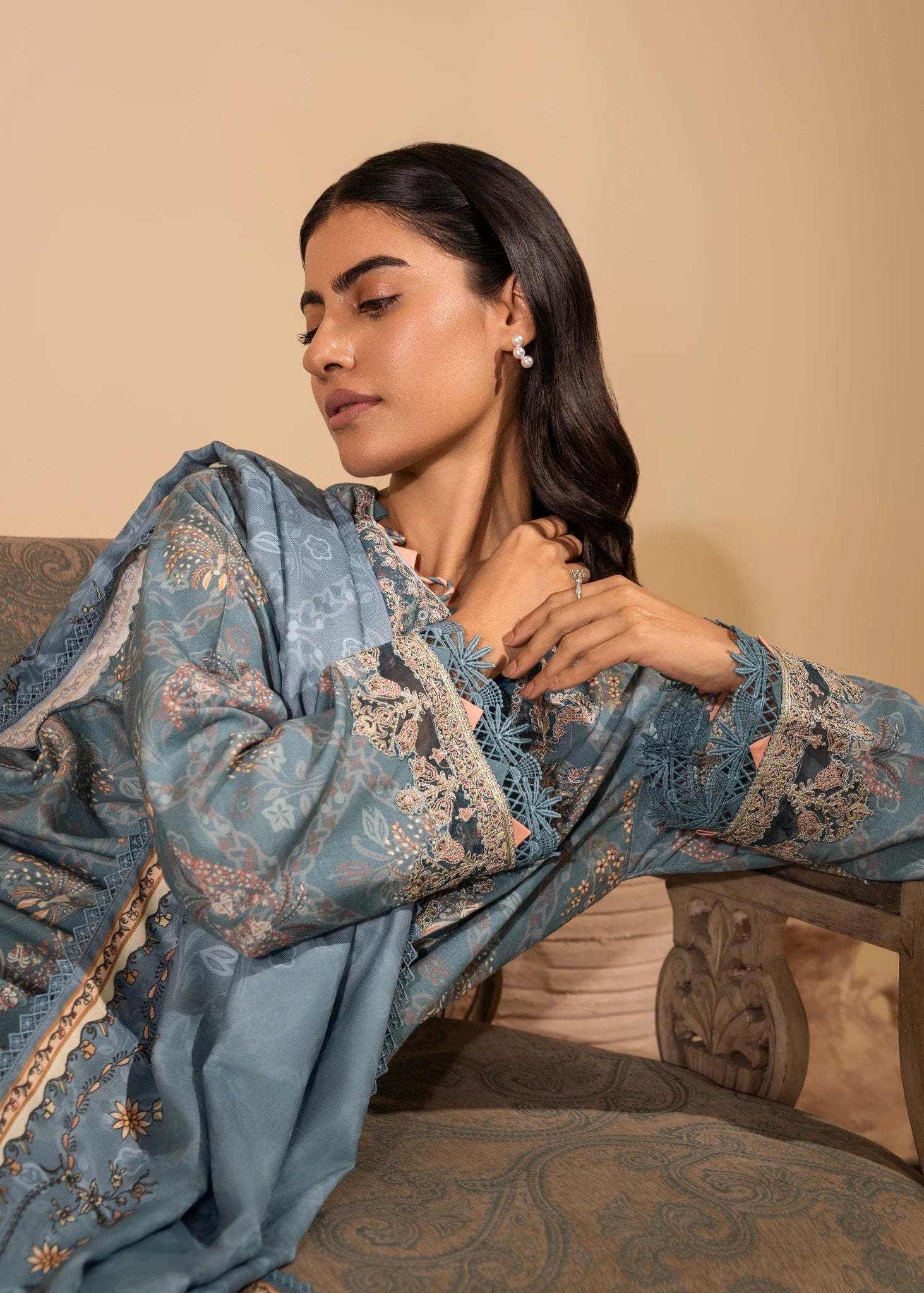 Nureh | Shades of Winter | SERENA (AZ-05) - Pakistani Designer Dress - by Nureh | Type: Ladies Clothes - 100% Original at Saira Sultan