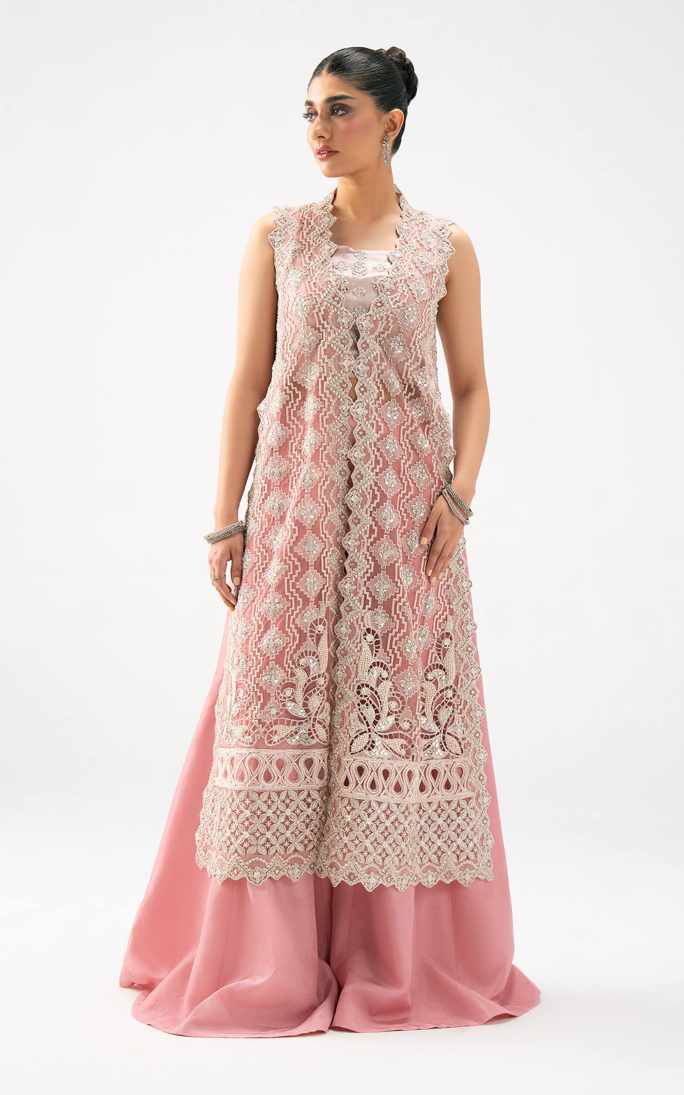 Asifa and Nabeel | Lyle Luxury Formals 25 | Blush Reverie Ensemble - Pakistani Designer Dress - by Asifa and Nabeel - Type : Ladies Clothes - 100% Original at Saira Sultan