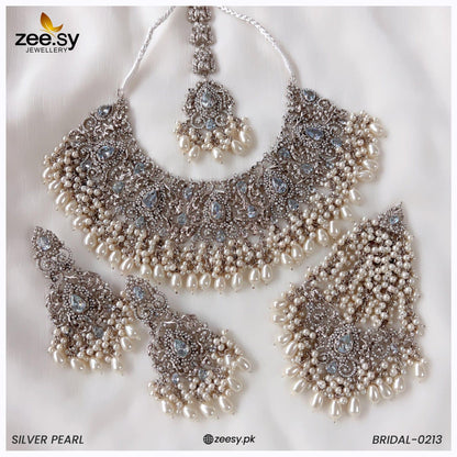 Bridal-0213 Silver Pearl