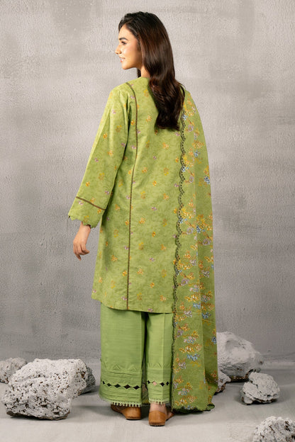 Kayseria | Winter Khaddar 24 | C6067-1 S Apple Green Slub Khaddar