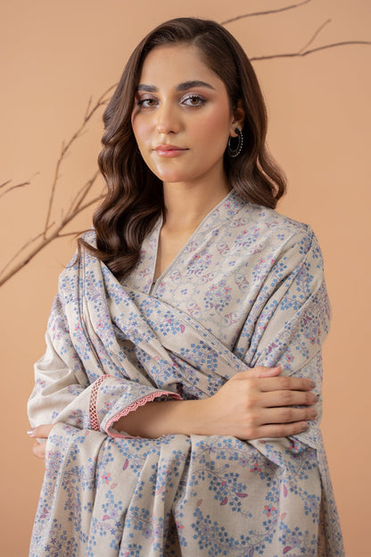 Kayseria | Winter Khaddar 24 | C6051-2 M Off White Khaddar