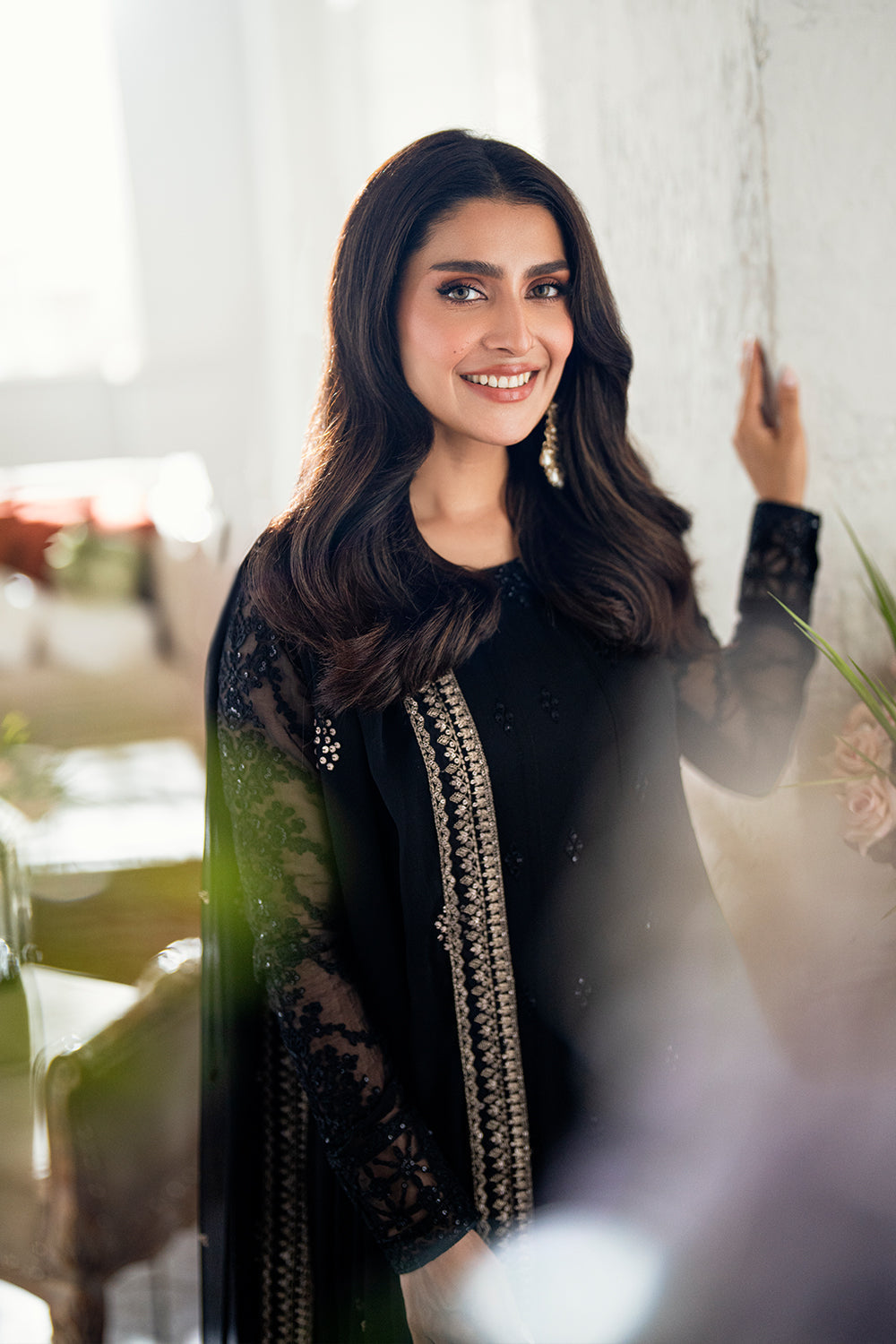 Azure | Luxe Formals | Caviar Noir - Pakistani Designer Dress - by Azure - Type : Ladies Clothes - 100% Original at Saira Sultan