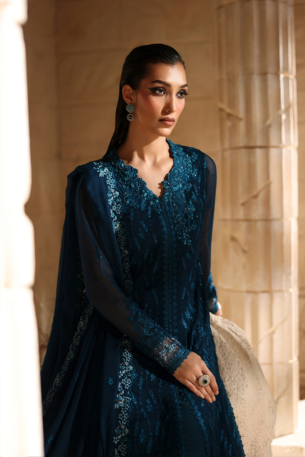 Azure | Luxe Formals | Celeste by Azure - Designer Dress - Type : Ladies Clothes - Available at Saira Sultan - 100% Original 