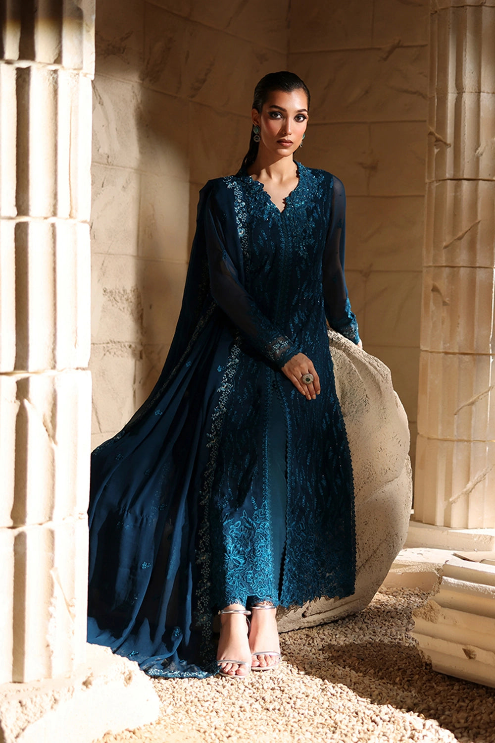Azure | Luxe Formals | Celeste by Azure - Designer Dress - Type : Ladies Clothes - Available at Saira Sultan - 100% Original 