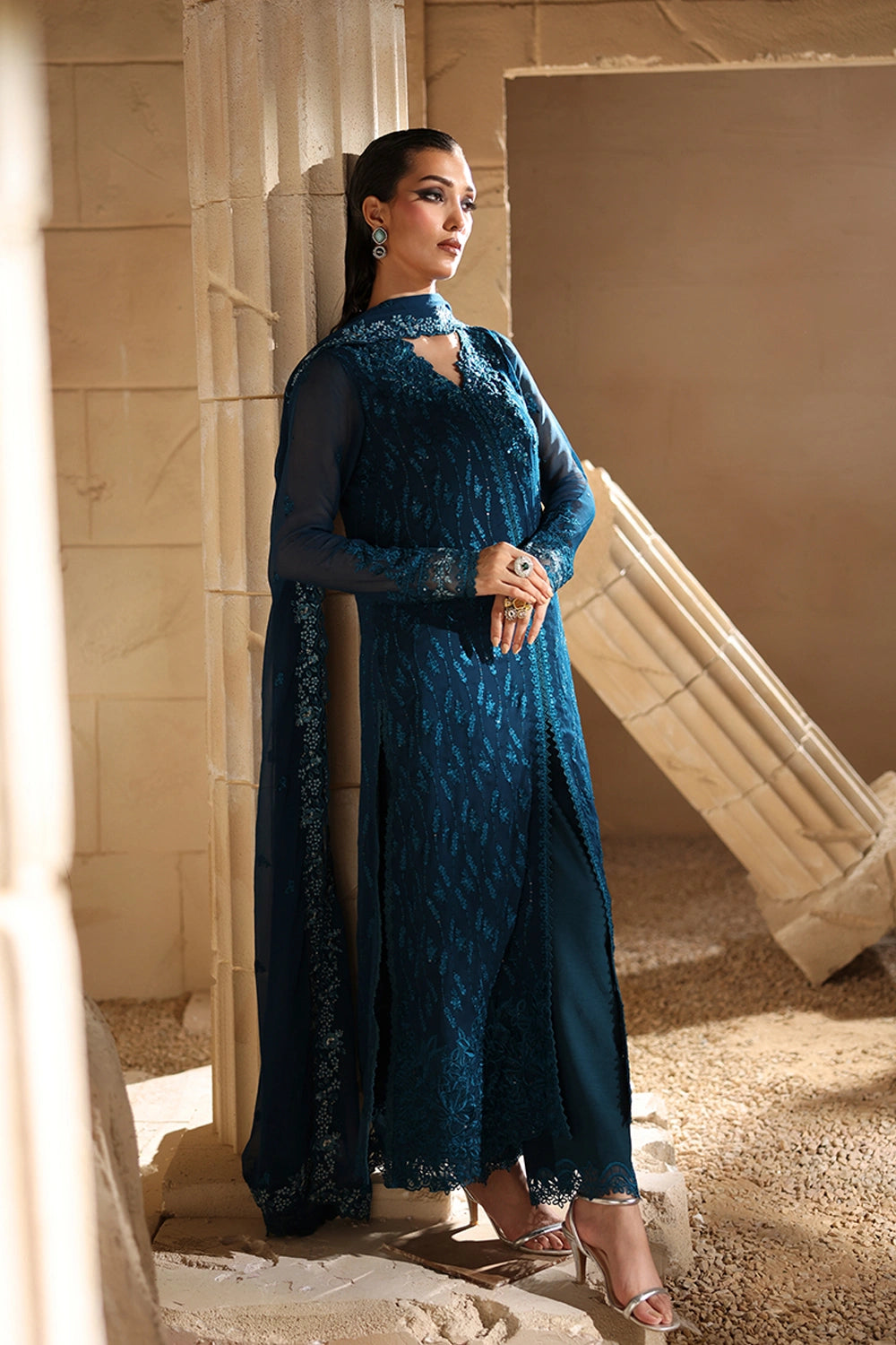 Azure | Luxe Formals | Celeste by Azure - Designer Dress - Type : Ladies Clothes - Available at Saira Sultan - 100% Original 