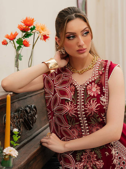 Mahnur | Allenura Luxury Lawn 24 | CELESTIAL - Pakistani Designer Dress - by Mahnur | Type: Luxury - 100% Original at Saira Sultan