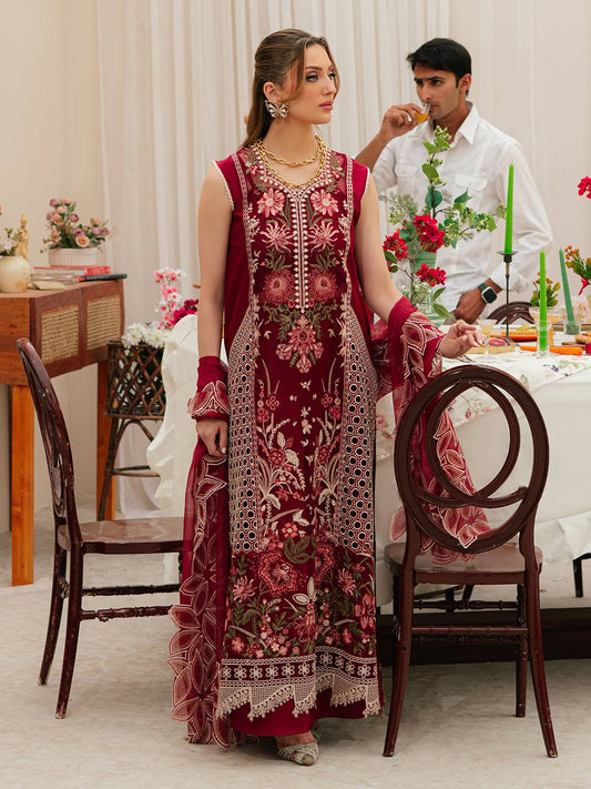 Mahnur | Allenura Luxury Lawn 24 | CELESTIAL - Pakistani Designer Dress - by Mahnur | Type: Luxury - 100% Original at Saira Sultan
