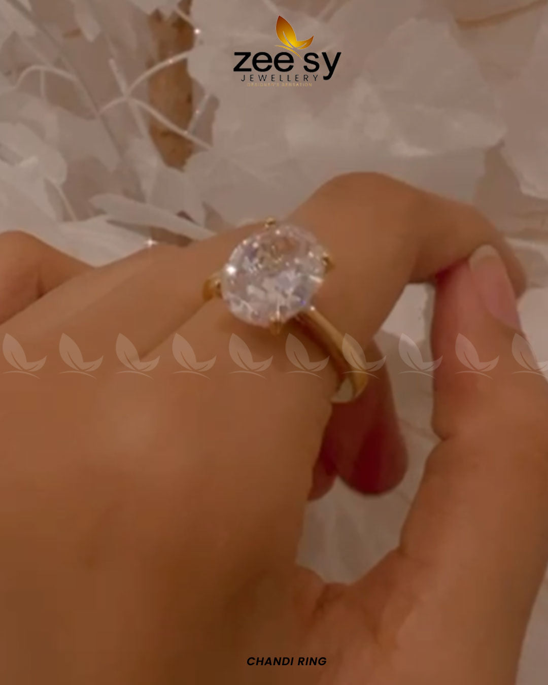 Chandi Ring Golden