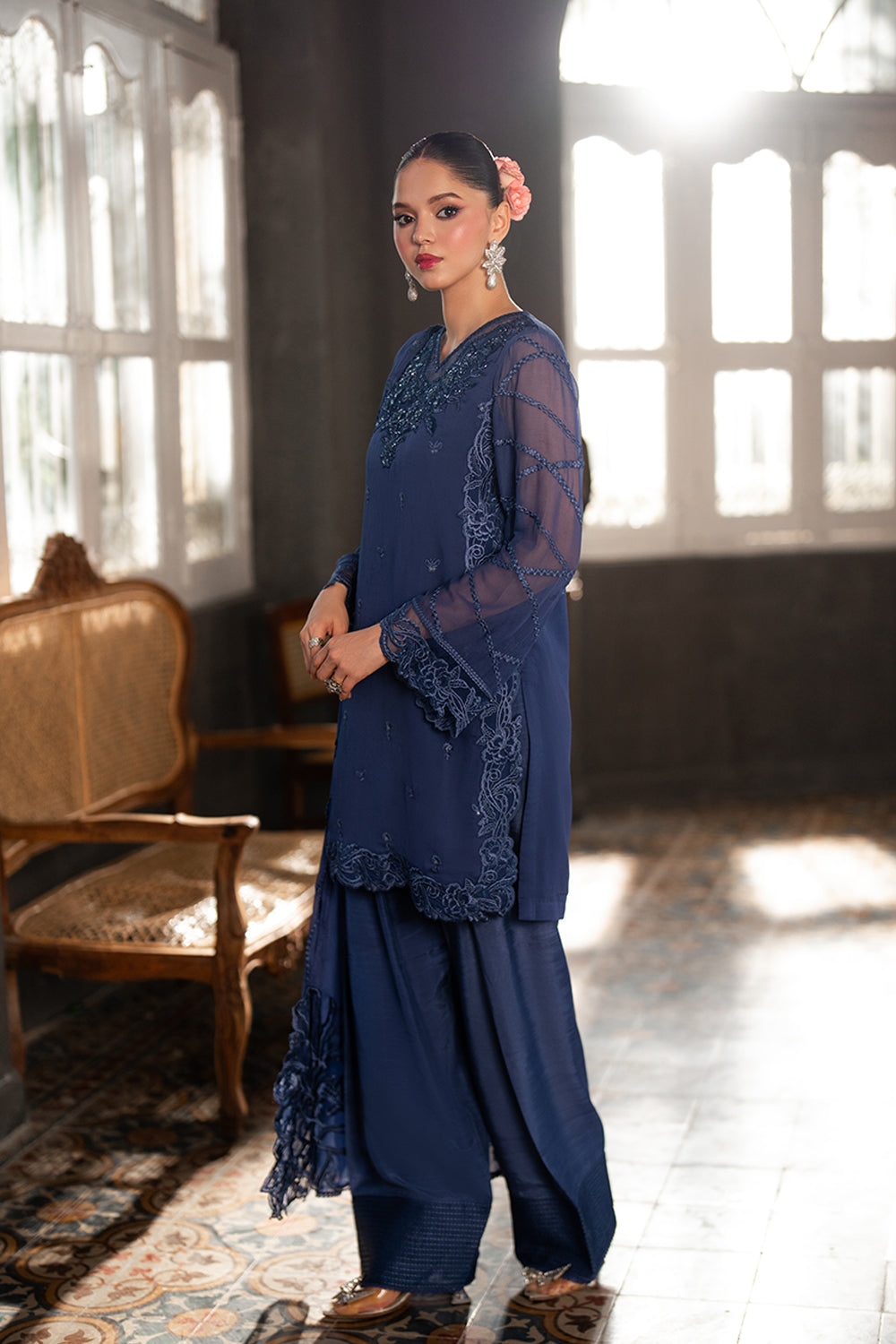 Azure | Ensembles | Cobalt Haze - Pakistani Designer Dress - by Azure - Type : Ladies Clothes - 100% Original at Saira Sultan