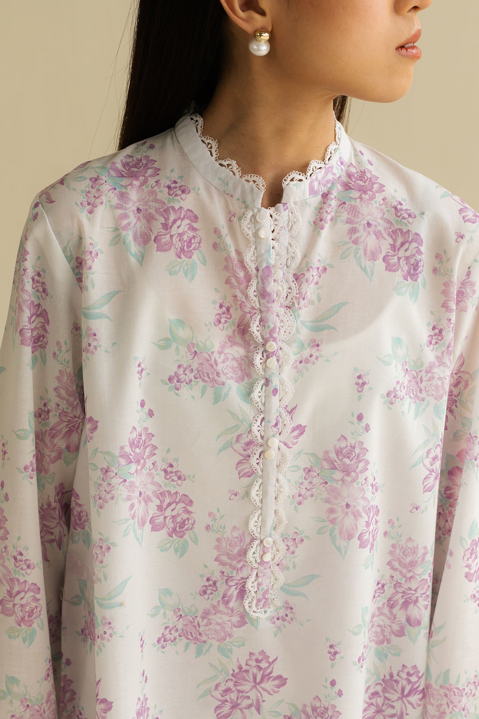 Zara Shahjahan | Love Coco 2025 | CR25B0212 M White Cambric