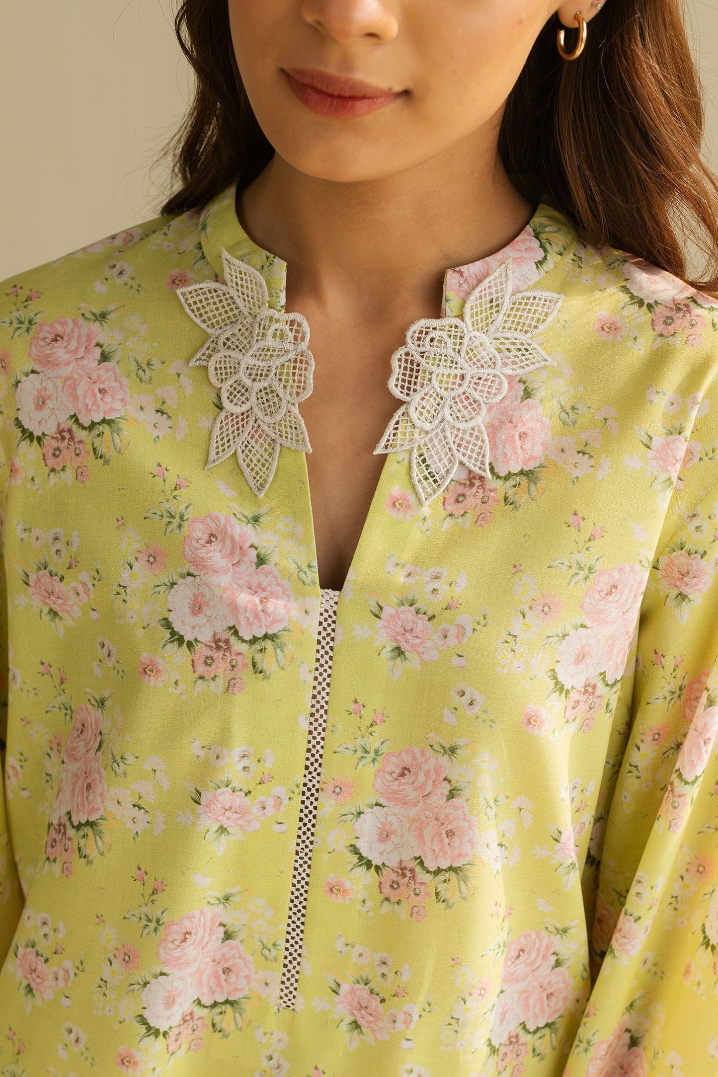 Zara Shahjahan | Love Coco 2025 | CR25B0216 M Lime Cambric