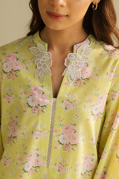 Zara Shahjahan | Love Coco 2025 | CR25B0216 M Lime Cambric
