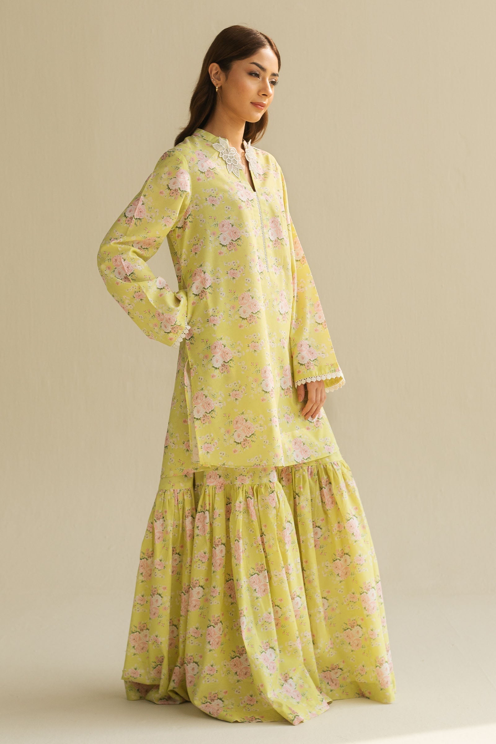 Zara Shahjahan | Love Coco 2025 | CR25B0216 L Lime Cambric