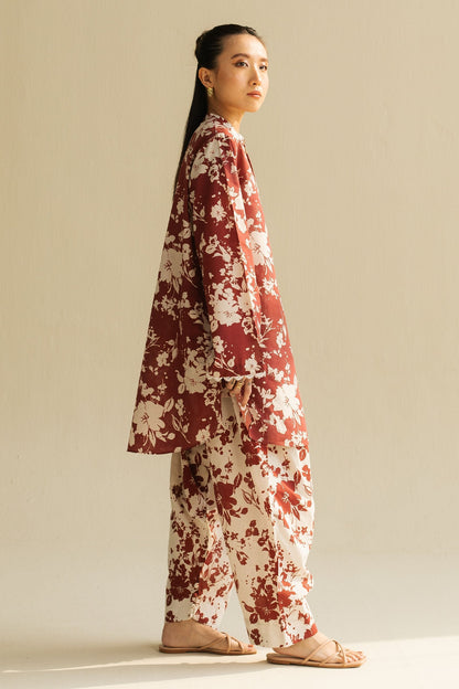 Zara Shahjahan | Love Coco 2025 | CR25B0219 S Red Cambric