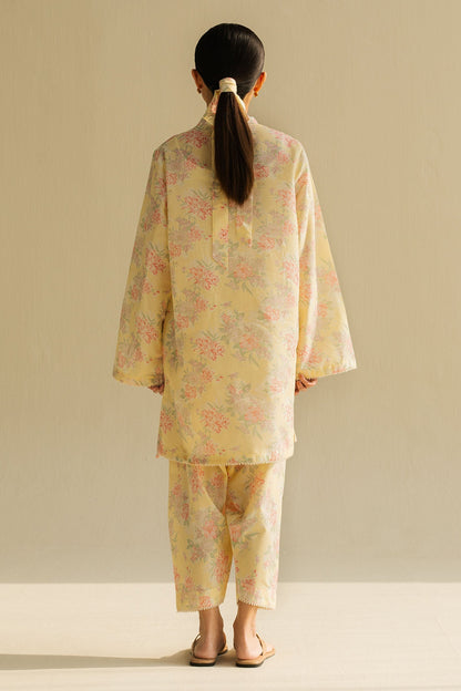 Zara Shahjahan | Love Coco 2025 | CR25B0222 S Pale Yellow Cambric