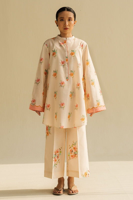 Zara Shahjahan | Love Coco 2025 | CR25B0226 XS Beige Cambric