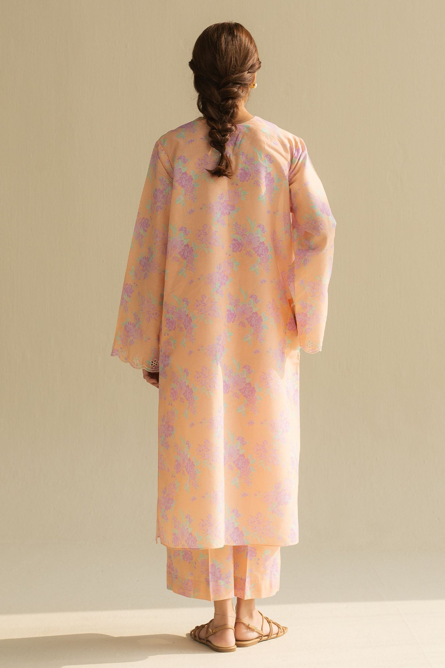 Zara Shahjahan | Love Coco 2025 | CR25B0228 S Pale Peach Cambric