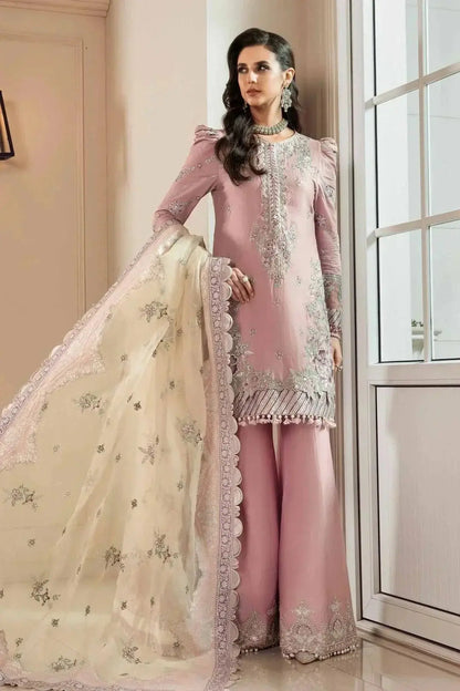 Maria B | Sateen Formals 23 | Mauve CST-706 - Pakistani Designer Dress - by Maria B | Type: Formal - 100% Original at Saira Sultan