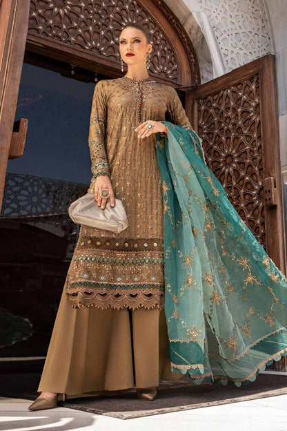 Maria B | Sateen Formals 24 | CST-808 - Pakistani Designer Dress - by Maria B | Type: Formal - 100% Original at Saira Sultan