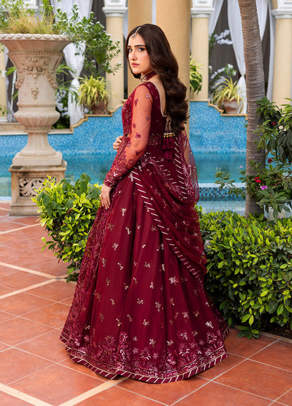 Sahane | Haye Dil Wedding Formals | CT 29009 Crimson HeartBeat - Pakistani Designer Dress - by Sahane - Type : Ladies Clothes - 100% Original at Saira Sultan